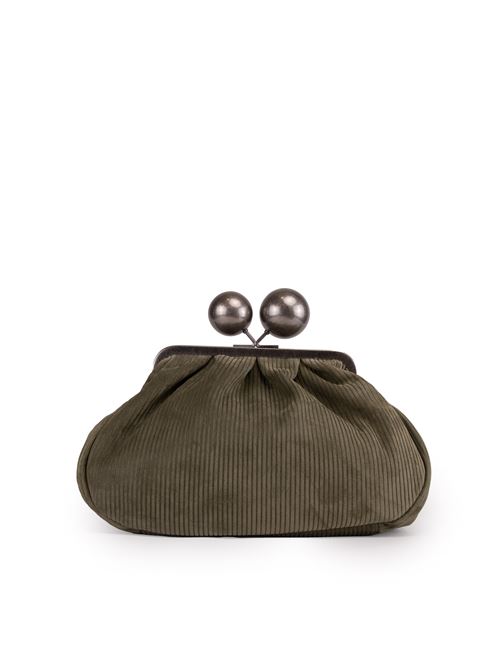 Pasticcino Bag Medium Destino in suede a costine Verde Salvia WEEKEND MAX MARA | 2515511044600003